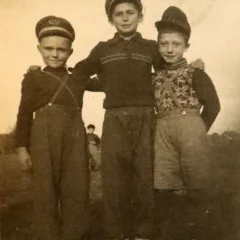 Nacu Papacu, Nicolae Epure și Dumitru Brova, în 1954