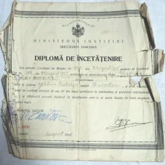 Diploma de încetățenire a lui Gheorghe Costa Dumitru (Mita), 2 august 1935