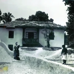 Casă de colonist aromân din localitatea Regina Maria – Caliacra, construită în Muzeul satului românesc, 1936